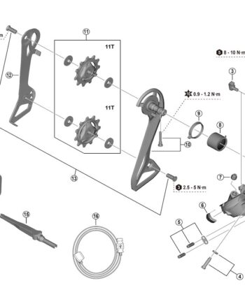 Shimano Ultegra  -tension Fjeder Til Bagskifter Model Rd-r8150