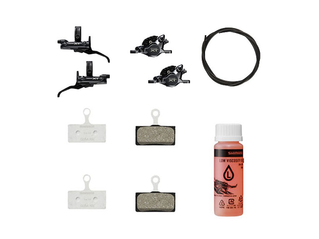 Shimano Xt Bremsesæt Højre Og Venstre Upgrade Kit -piston Bl-m8200 Og Br-m8200