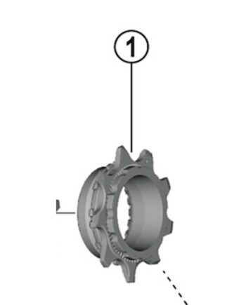 Shimano Xtr M9200 Lock Ring Og Klinge 9t 12 Gears Kassette