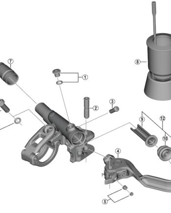 Shimano Xtr Membranenhed Til Bremsegreb Model Bl-m9120