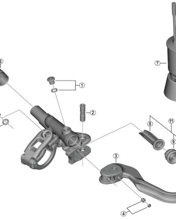 Shimano Xtr Membranenhed Til Bremsegreb Model Bl-m9100