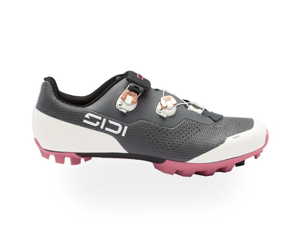 Sidi Dominator   Cykelsko Gravel Dame Anthracite Ice White Str   41