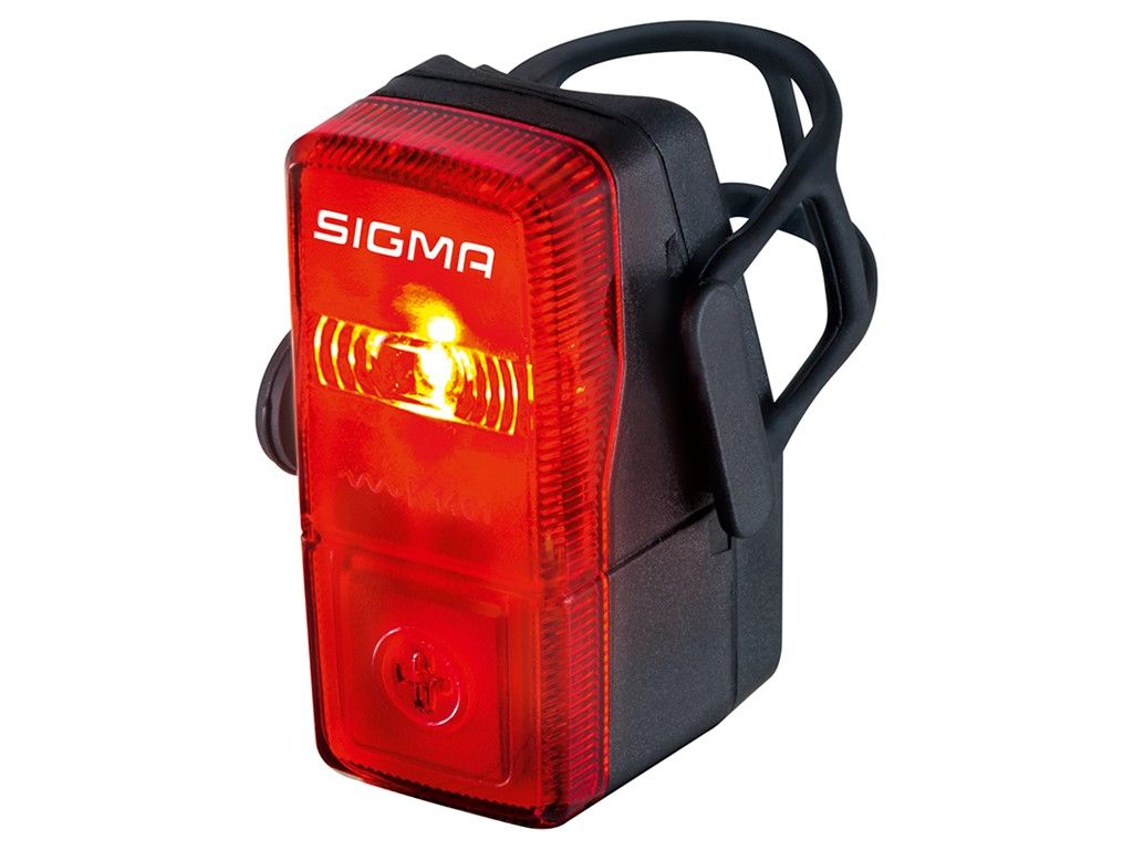 Sigma Cubic Flash Baglygte   Rød