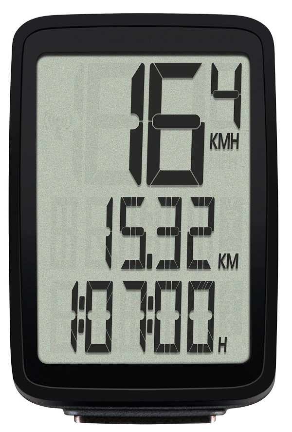 Sigma Pure   Cykelcomputer    Kabel   Sort