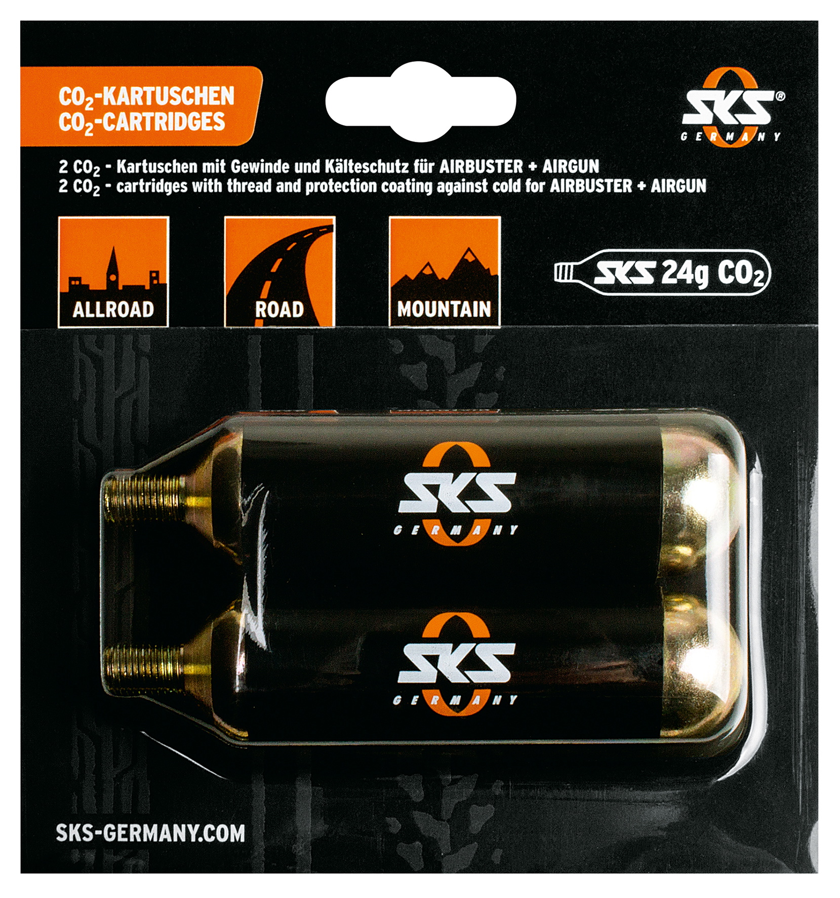 Sks Co2 Patron 24g Til Airboyairbuster Stk