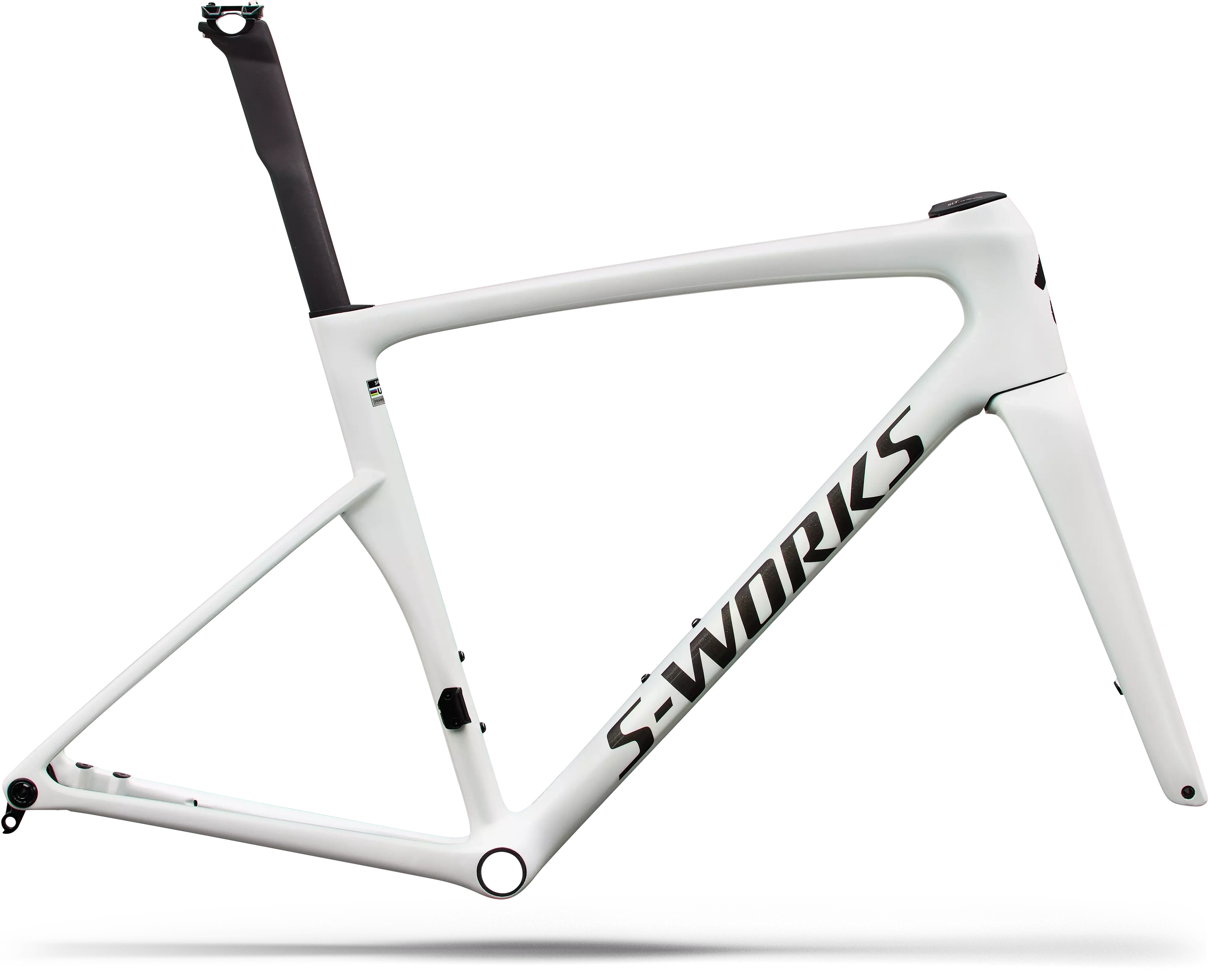 Specialized  -works Tarmac Sl9 Frameset Fact 12r Carbon 2027 Gloss White Silver Metallic