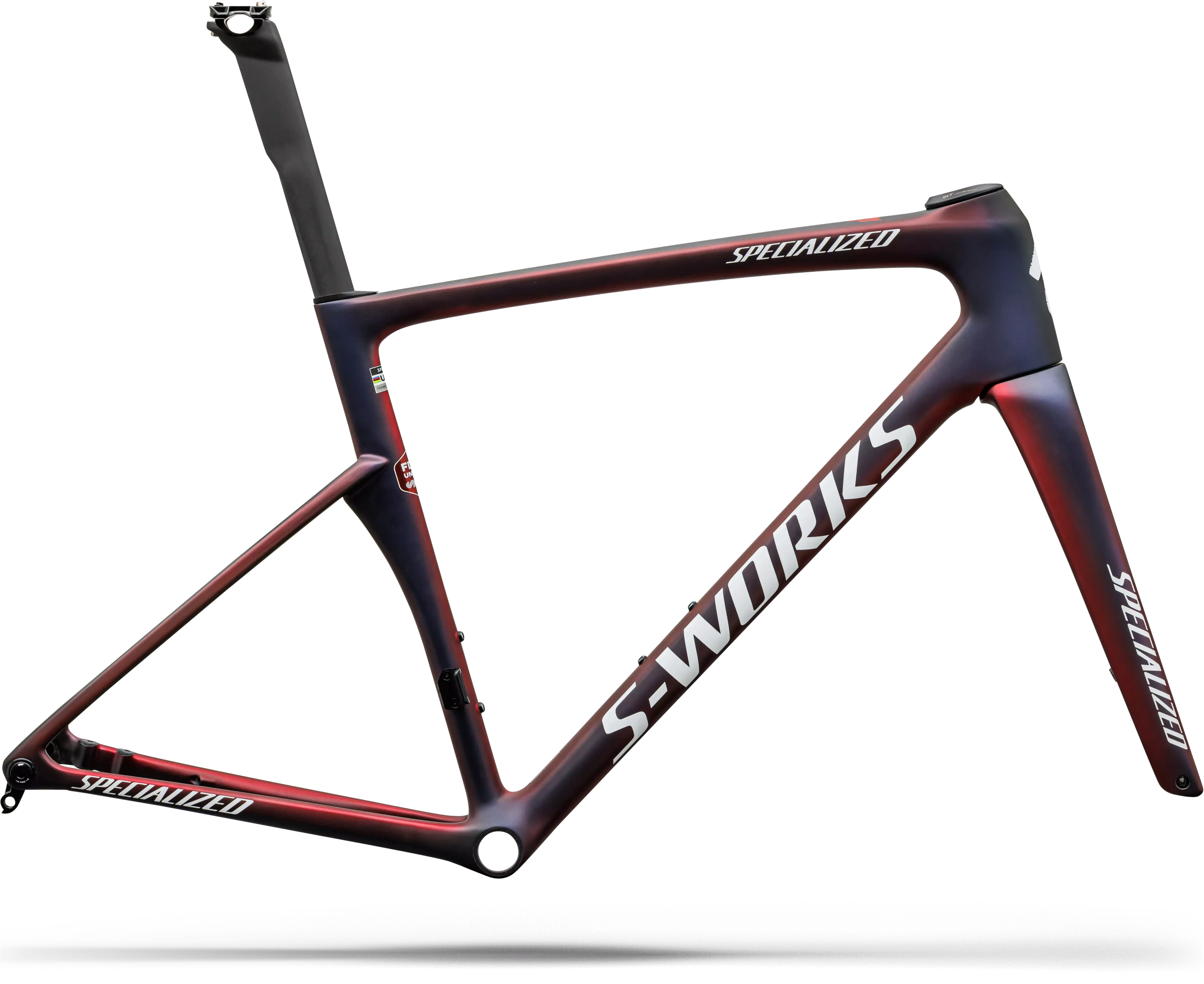 Specialized  -works Tarmac Sl9 Team Replica Frameset Fdj United Suez 2027 Gloss Red Tint