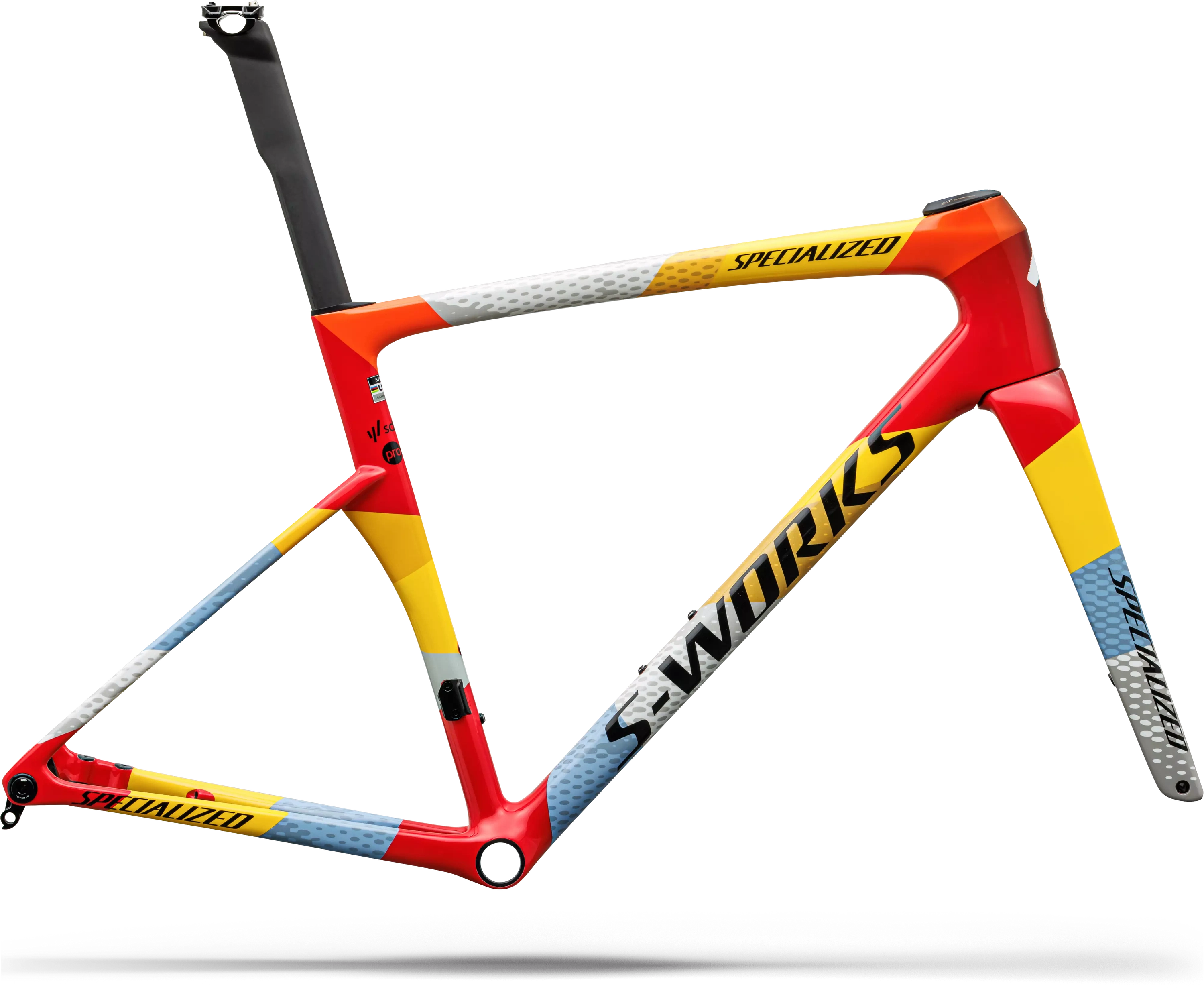 Specialized  -works Tarmac Sl9 Team Replica Frameset Sd Worx Protime 2027 Gloss Vivid Red