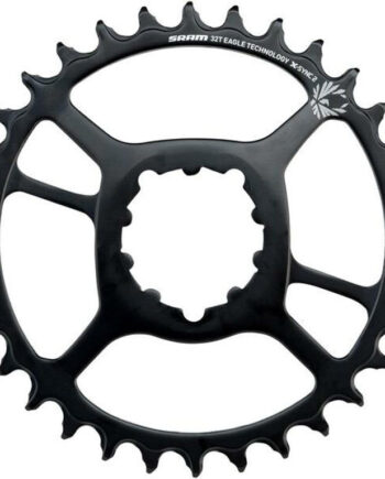 Sram Eagle Klinge 34 Tands Rund     12 Gear Direct Mount   Mm Offset Sort