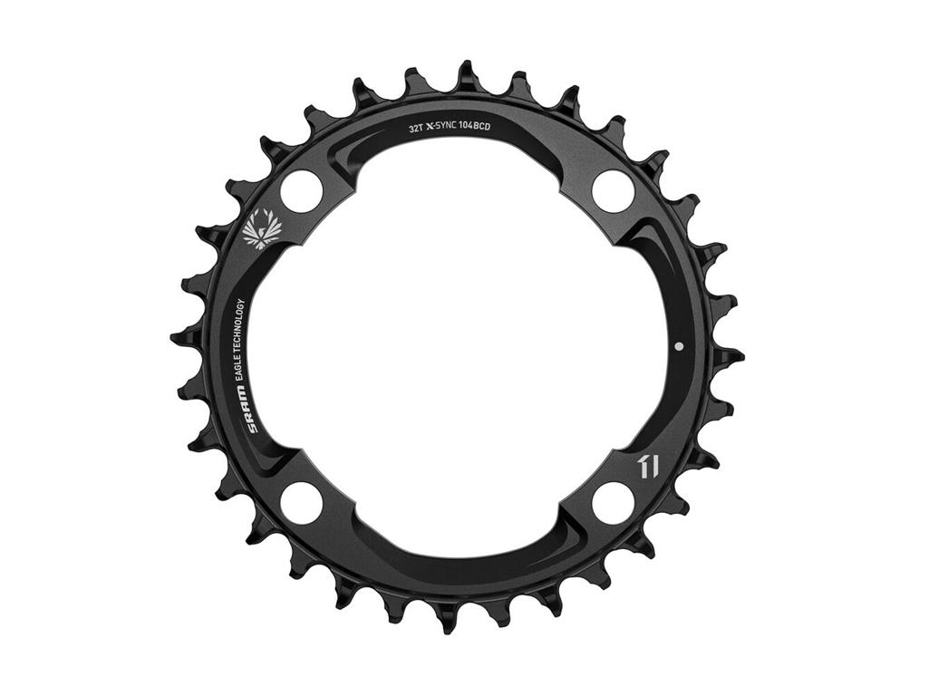 Sram Eagle Klinge 32 Tands Rund     12 Gear   Huls ø104mm Sort
