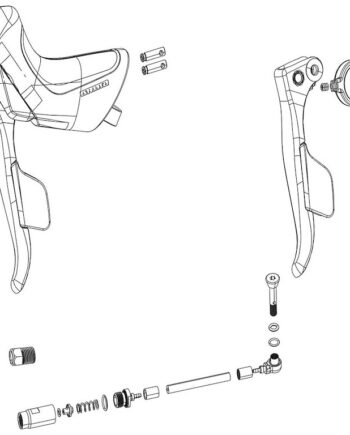 Sram Force Axs E1 Venstre Ed Exchange Kit Til Skifte- Og Bremsegreb