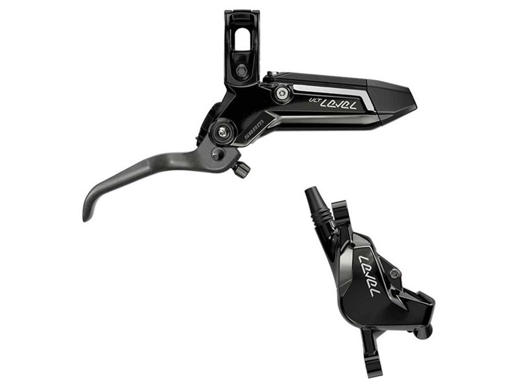 Sram Level Ultimate Stealth Hydraulisk Bremsesæt Stempler Bag Carbon Greb Sort