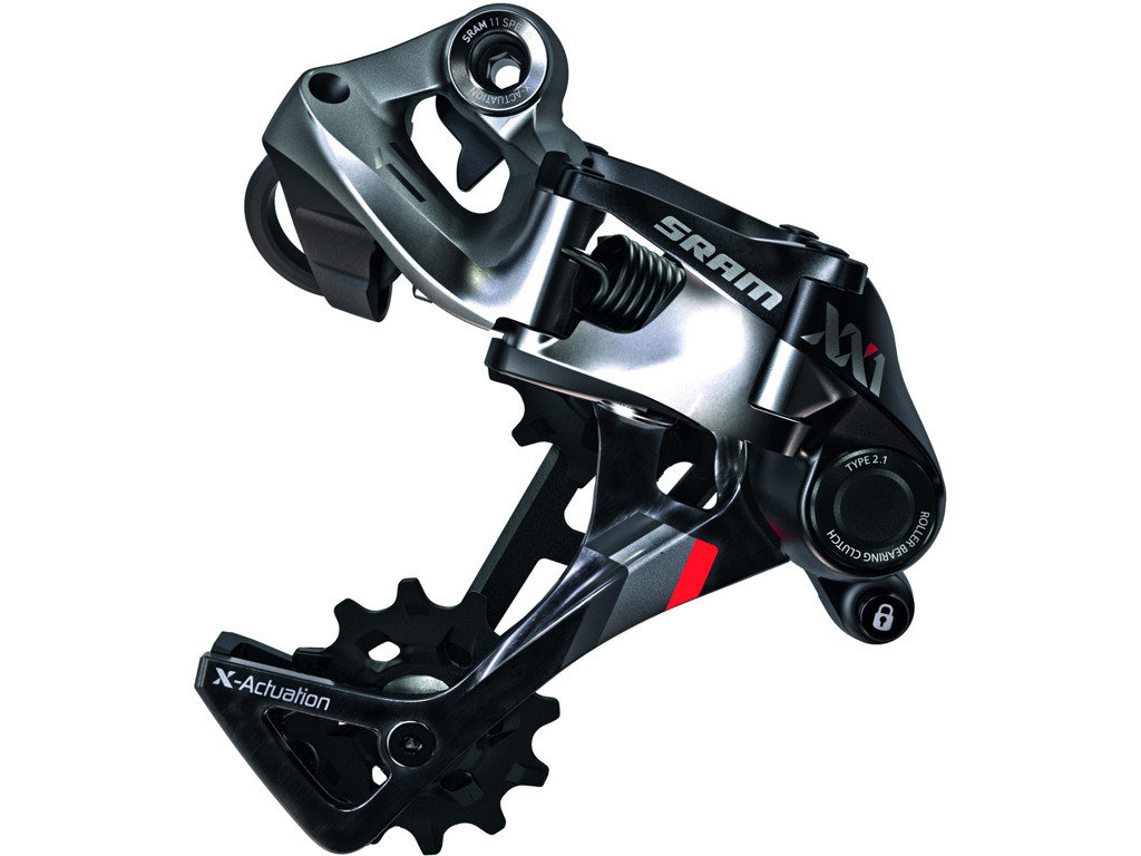Sram Xx1 Bagskifter Type 11 Gear Sort Rød