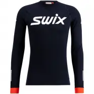 Swix Roadline Racex Long Sleeve   Black Dark Navy Str    Undertrøje