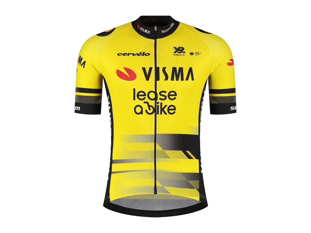 Team Visma Lease   Bike 2025 Replica Jersey Ii Cykeltrøje Korte ærmer Barn 152