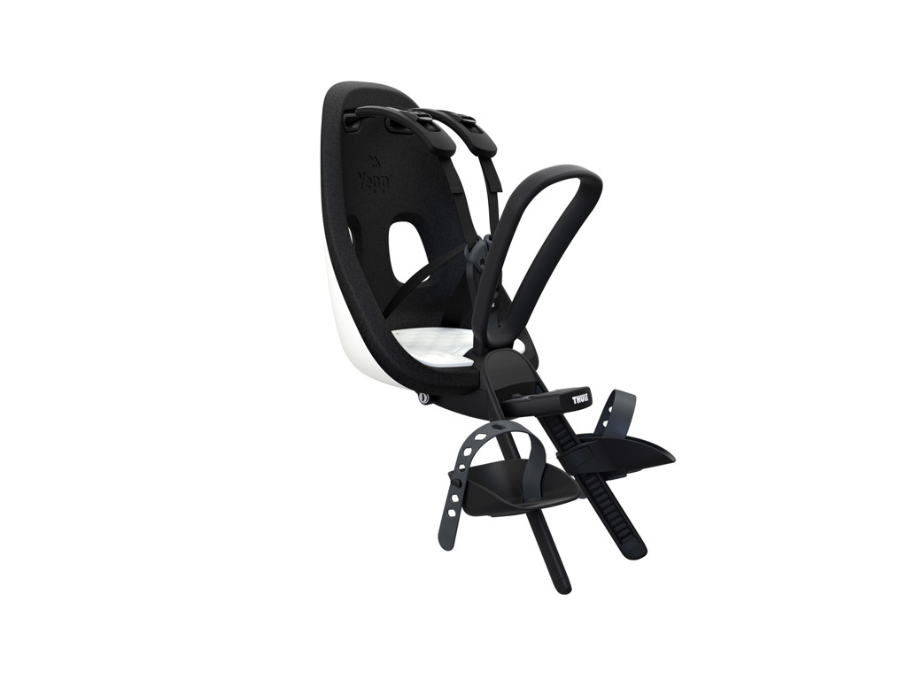 Thule Yepp Nexxt Mini Cykelstol Med -punktssele Formonteret Sort Hvid