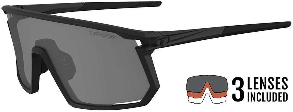 Tifosi Moab Cykelbriller X2013 Blackout Smoke Ac Red Clear