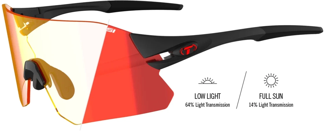 Tifosi Rail Cykelbriller X2013 Matte Black X2013 Clarion Red Fototec
