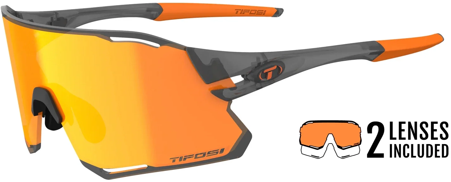 Tifosi Rail Race Cykelbriller X2013 Satin Vapor Clarion Orange Clear