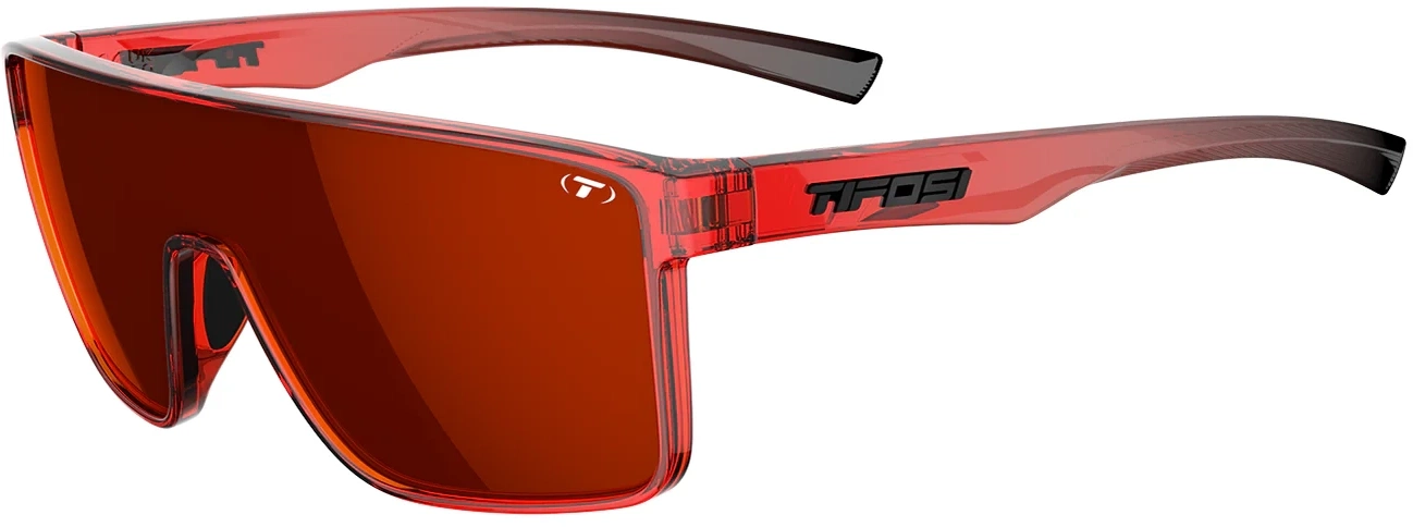 Tifosi Sanctum Cykelbriller X2013 Crystal Red Fade X2013 Smoke Red Mirror