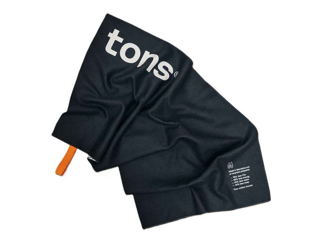 Tons Towel Håndklæde Sort
