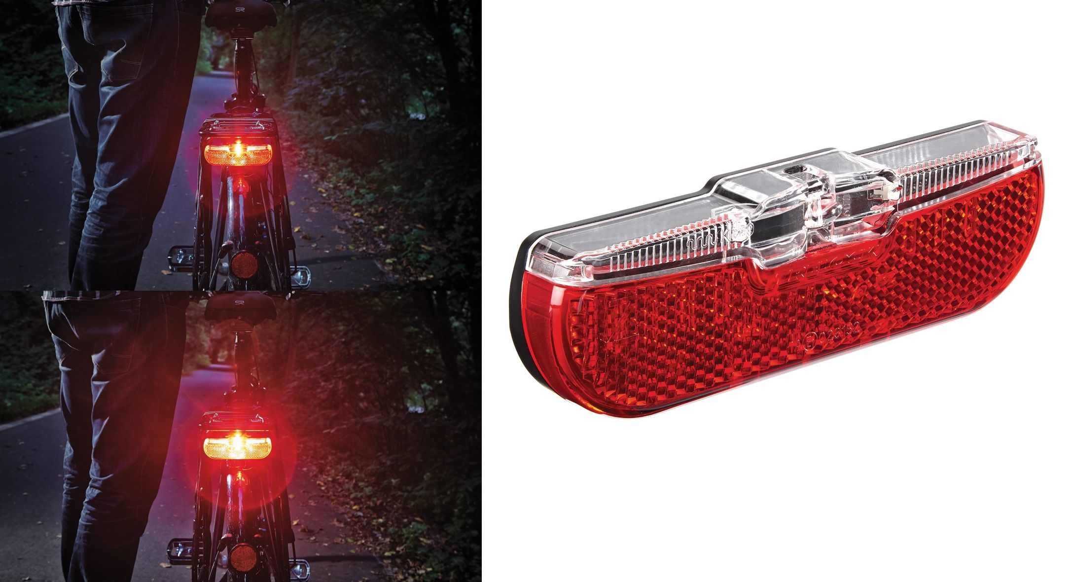 Trelock Ls 614 Duo Flat Signal Cykelbaglygte Til Elcykel     12