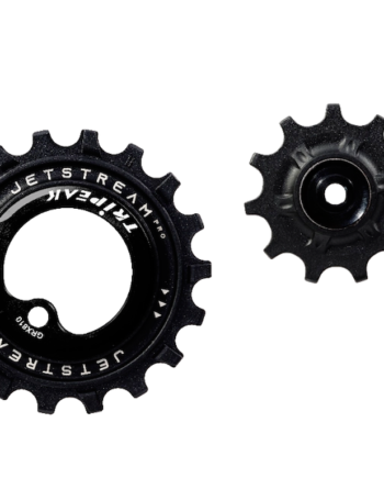 Tripeak Oversized Pulleyhjul Jetstream Pro Keramiske Lejer Shimano Grx-rx810 815 11t 18t Sort
