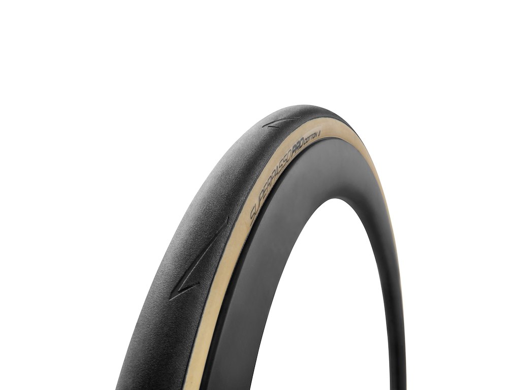 Vredestein Superpasso Pro Cotton Tube Foldedæk Road 700   28c Sort Transparent
