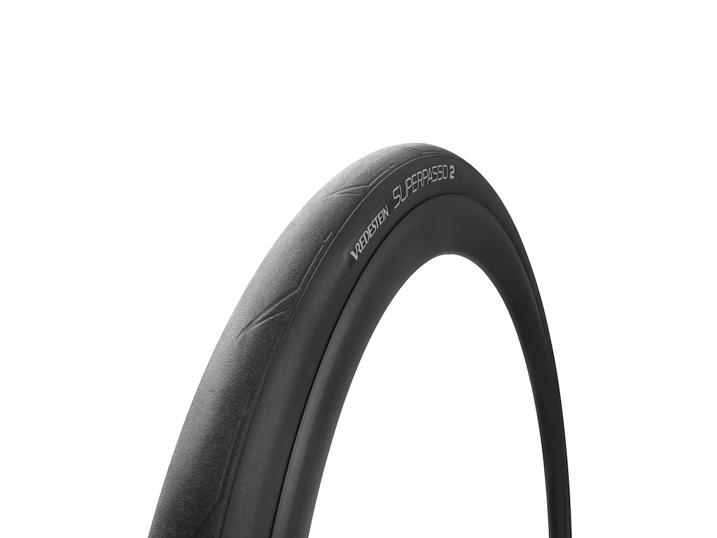 Vredestein Superpasso Tube Foldedæk Road 700 28c Sort
