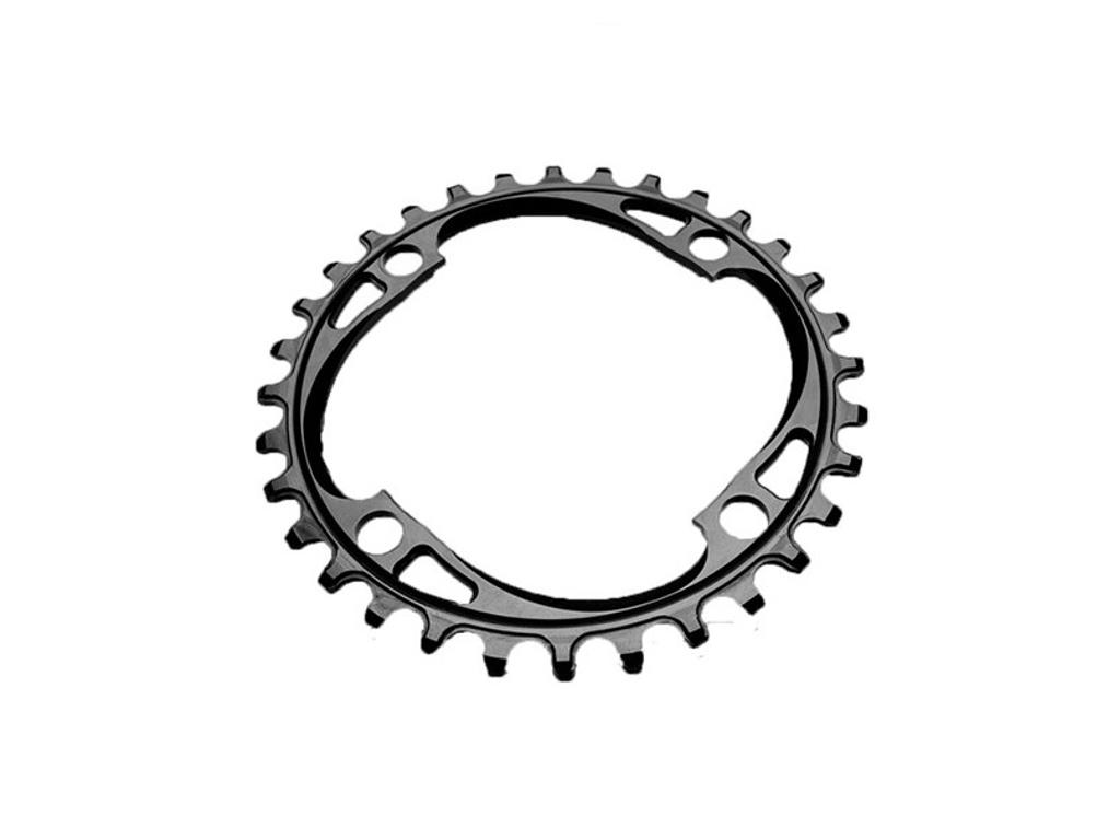 Absoluteblack Rund Klinge Sram Singlespeed ø64 Mm 28t Sort