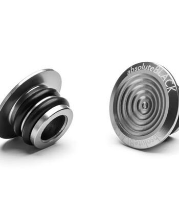 Absoluteblack Styrpropper   End Caps   Aluminium