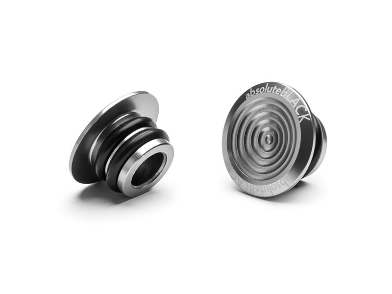 Absoluteblack Styrpropper End Caps Aluminium
