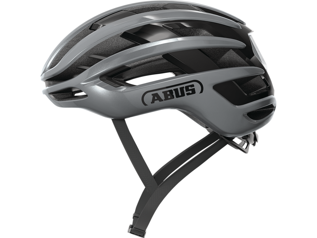 Abus Airbreaker     Cykelhjelm Graphite Silver