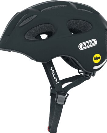 Abus Black Youn-  Mips Juniorhjelm Medium  52-57 Cm
