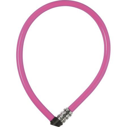 Abus 3406c 55 Kabellås Med Kode Lyserød