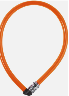 Abus 3406c 55 Kabellås Med Kode Orange