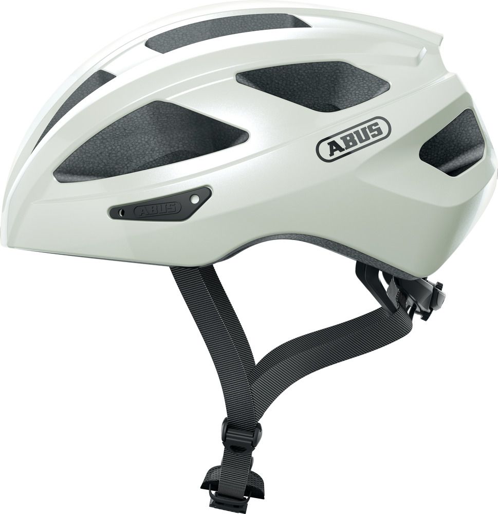 Abus Cykelhjelm Macator  Pearl White Shiny Small  51-54 Cm