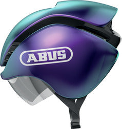 Abus Gamechanger Tri Flip Flop Purple Shiny Cykelhjelm