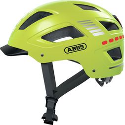 Abus Hyban     Led Signal Yellow Shiny Cykelhjelm Medium  52-58 Cm