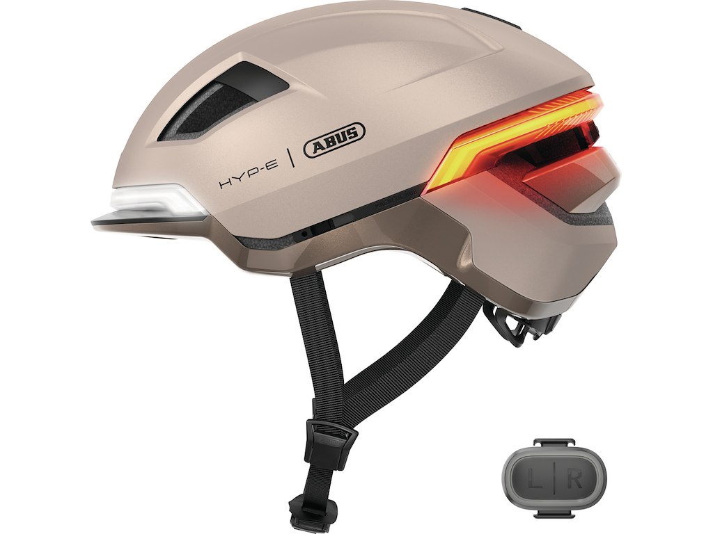Abus Hyp-  Urban Cykelhjelm Champagne Gold Str  51-55 Cm