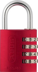 Abus Kodehængelås 145 40 Rød Blister