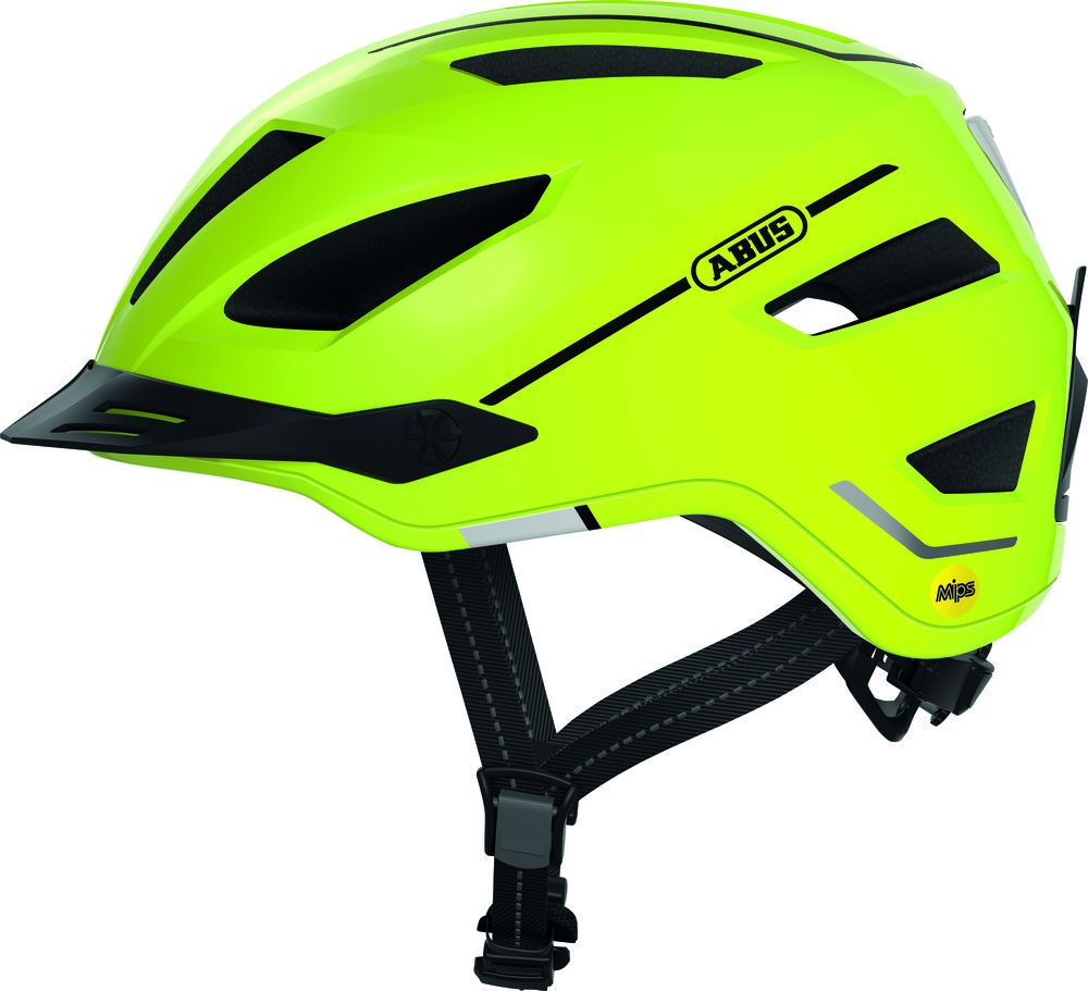 Abus Pedelec     Mips Signal Yellow Shiny Cykelhjelm Medium  52-57 Cm