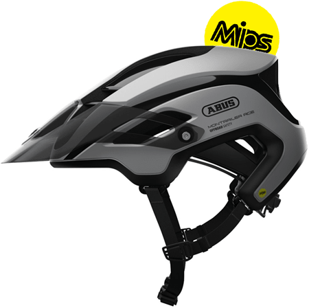 Abus Polar White Montrailer Ace Mips Cykelhjelm Outlet Medium  55-58 Cm