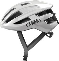 Abus Powerdome Shiny White Cykelhjelm Small  51-55 Cm    Hvid