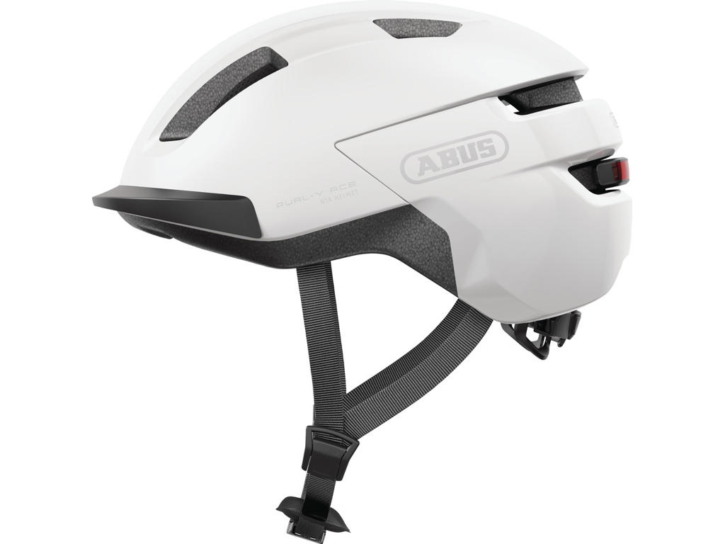 Abus Purl-  Ace Cykelhjelm Str  54-58 Cm Polar White
