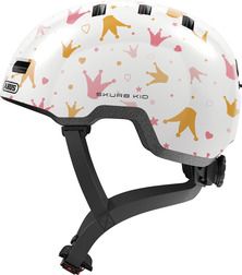 Abus Skurb Kid White Crowns Børnehjelm Small  45-50 Cm