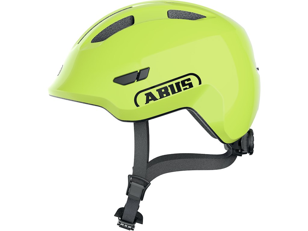 Abus Smiley     Cykelhjelm Til Børn Shiny Yellow  Hjelmstørrelse: 50-55 Cm