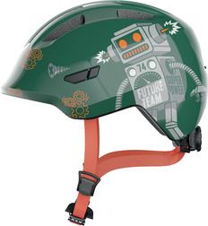 Abus Smiley     Green Robo Børne Cykelhjelm Small  45-50 Cm