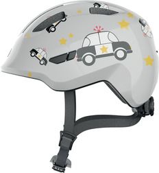 Abus Smiley     Grey Police Børne Cykelhjelm Small  45-50 Cm