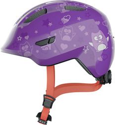Abus Smiley     Purple Star Børne Cykelhjelm Small  45-50 Cm